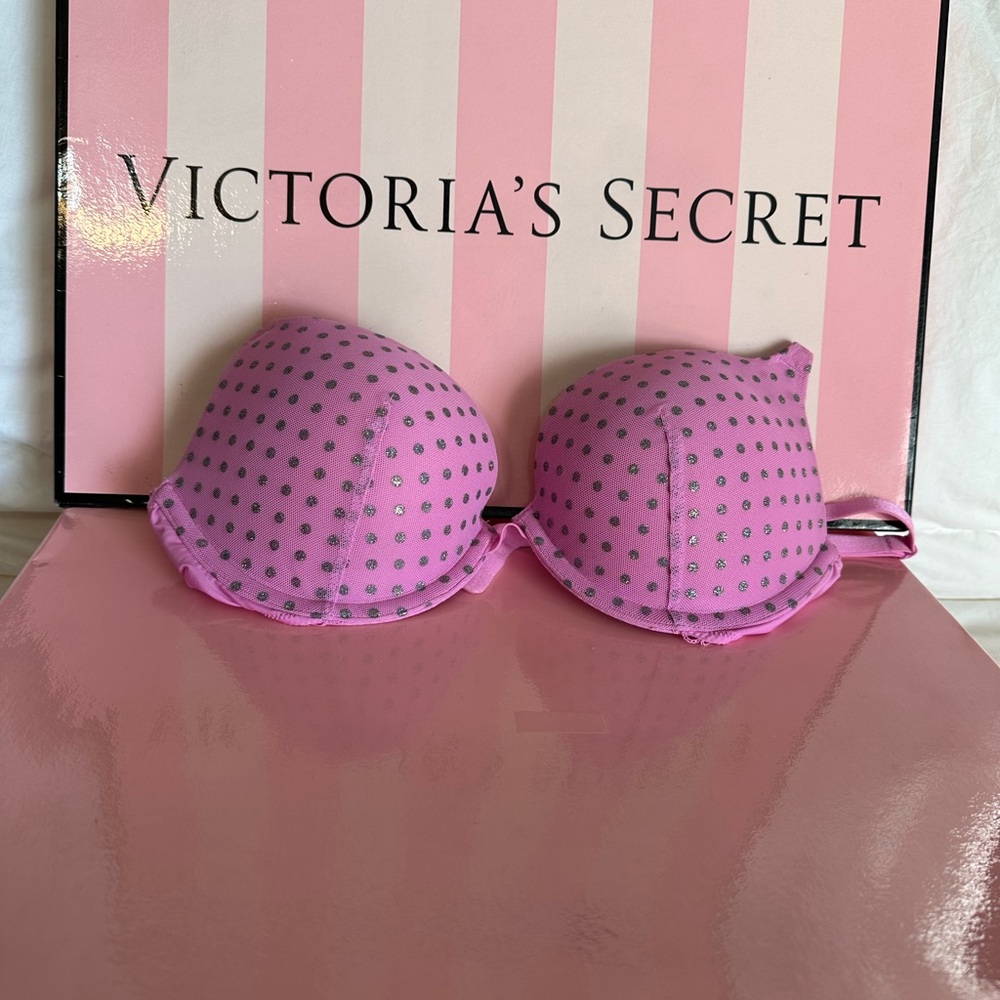 Victoria’s Secret Glitter Polka Dot Bra